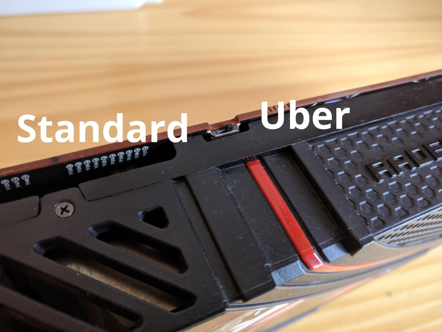 Standard/Uber switch